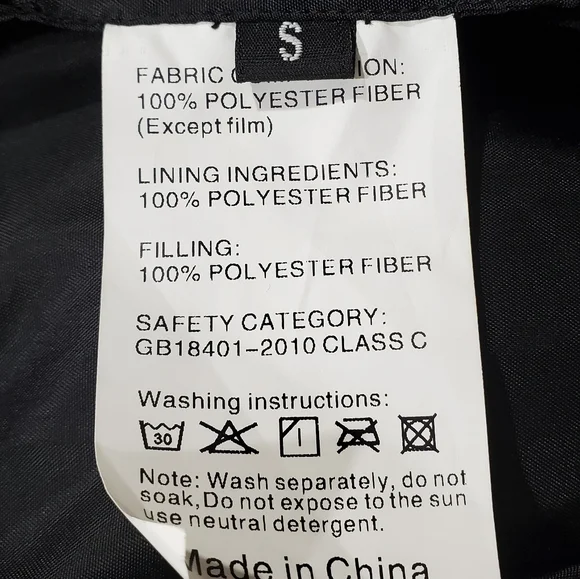 NEW Womens Heated Black Puffer Coat 100% Poly Fiber Fill With Battery Pack SZ S - Picture 13 of 14